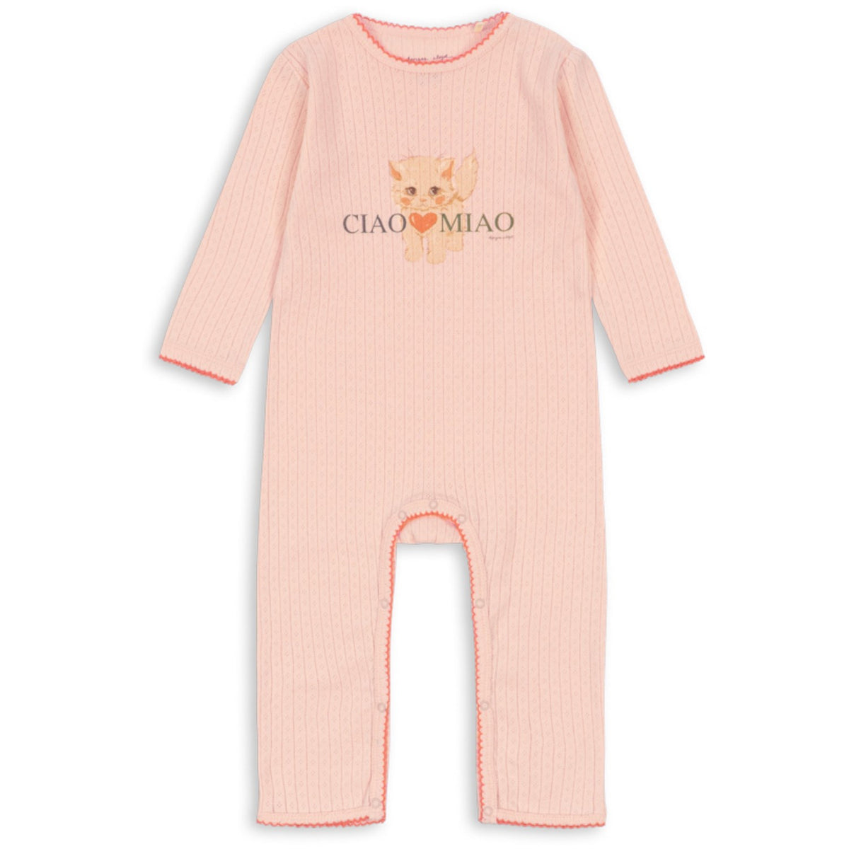 Konges Sløjd Pale Blush Minnie Onesie Gots