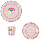 Konges Sløjd Rainbow Sparkly Dinner Sett