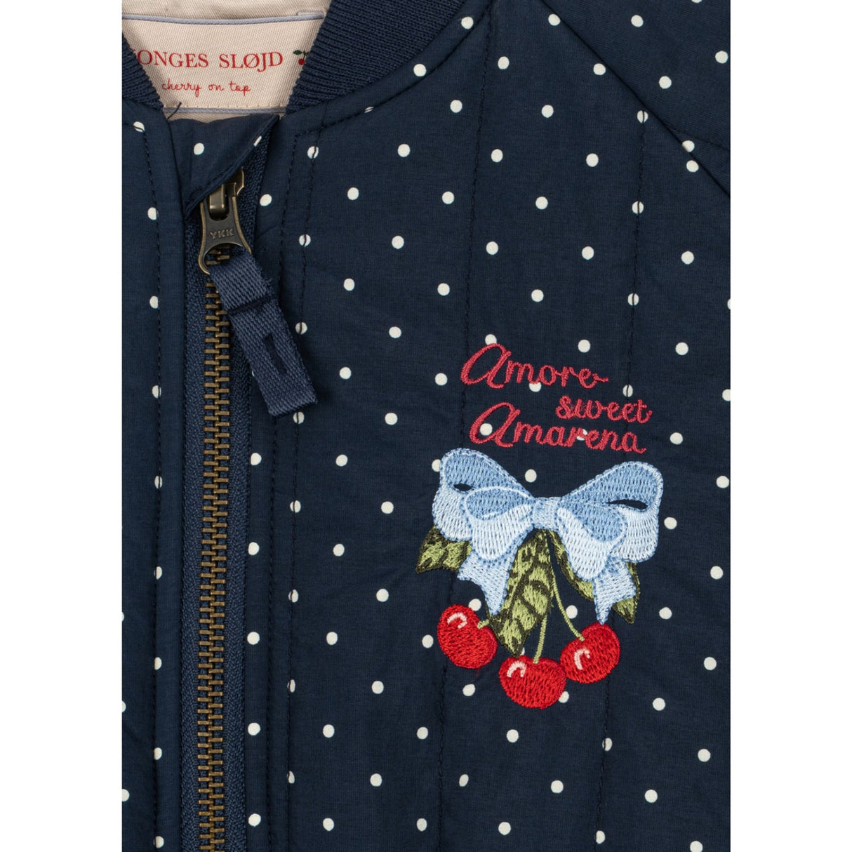 Konges Sløjd Dot Nuit Petite Juno Printed Dot Bomber Jacka