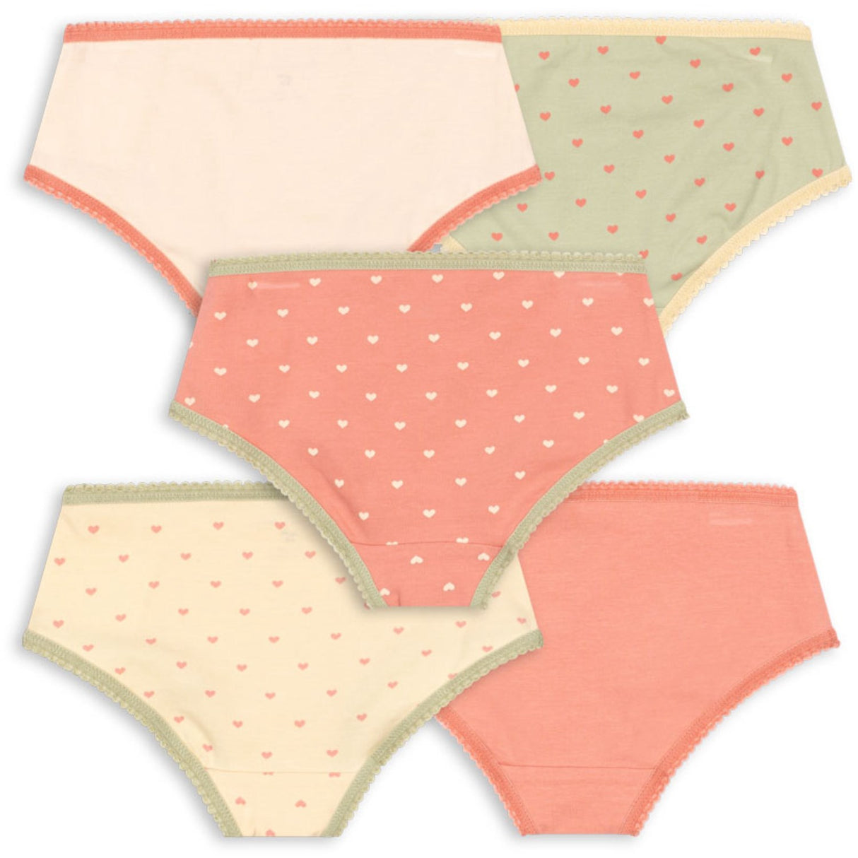 Konges Sløjd Girl Mix Pack Basic 5 Pack Girl Kalsonger Gots