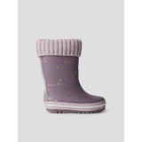 Name It Flint Gold Heart Nmfnoa Thermo Rubberboot Stickad Heart Noos