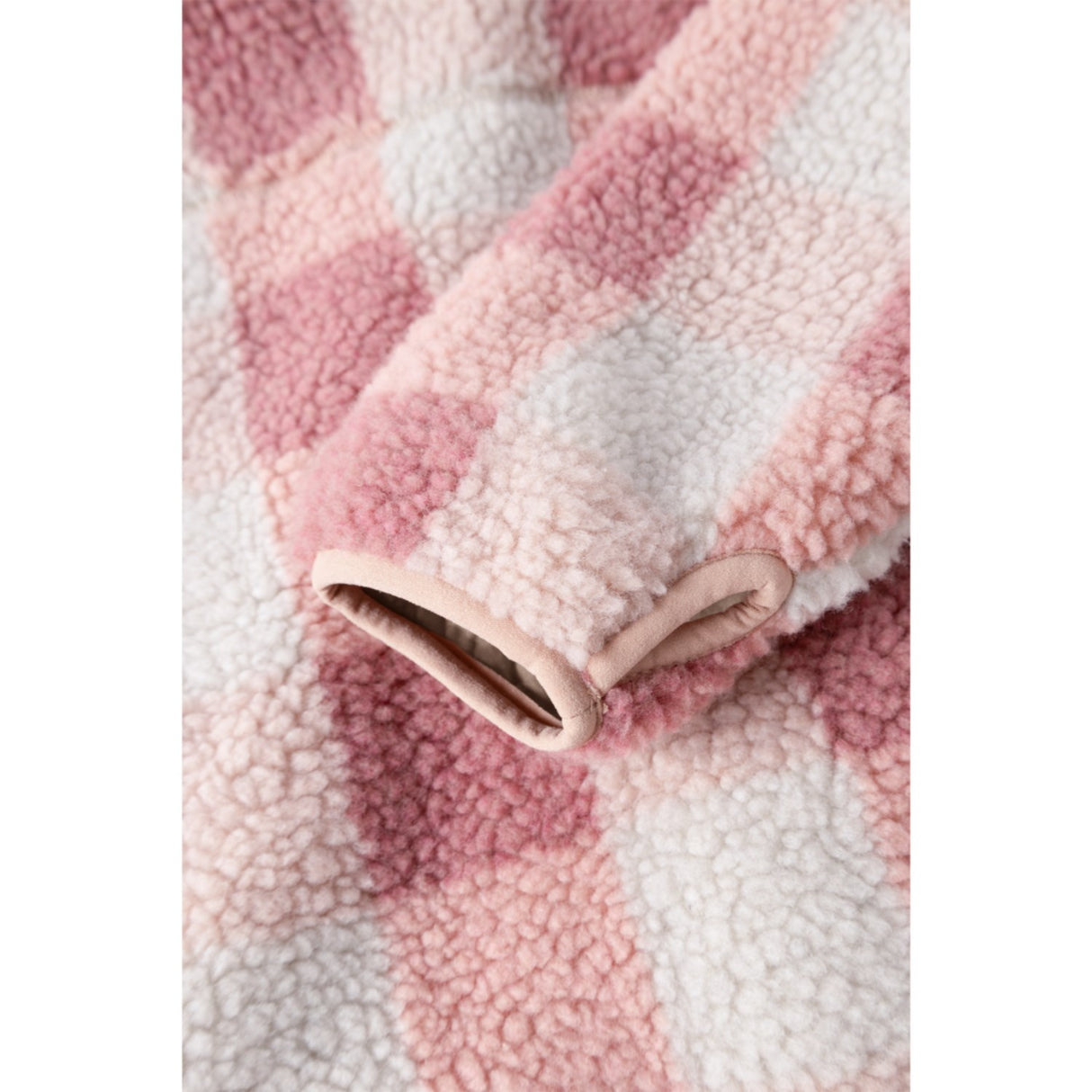 LIEWOOD Mega Check / Rose Blush Nolan Pile Jacka