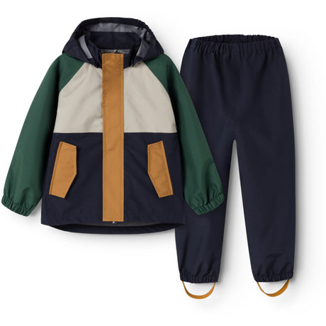 LIEWOOD Garden Green Multi Mix Pedia Regnkläder Sett