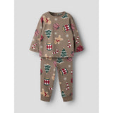 Name It Brown Lentil Nmnoriel Ls Nattkläder