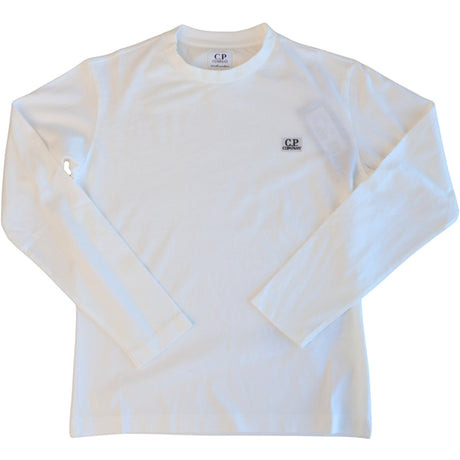 C.P. Company Gauze White Long Ärmar T-Shirt