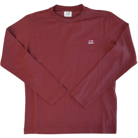 C.P. Company Borgogna Red Long Ärmar T-Shirt