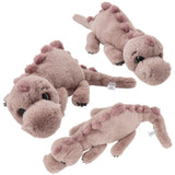 Dino World + Action Light Brown Plys Dino Lying 50 Cm