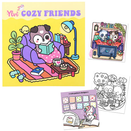 Ylvi COZY Friends Colouring Bok