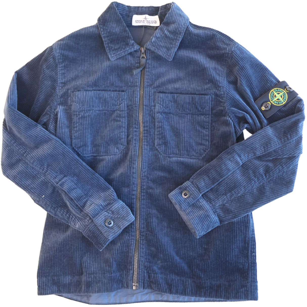 Stone Island Navy Blue Skjorta