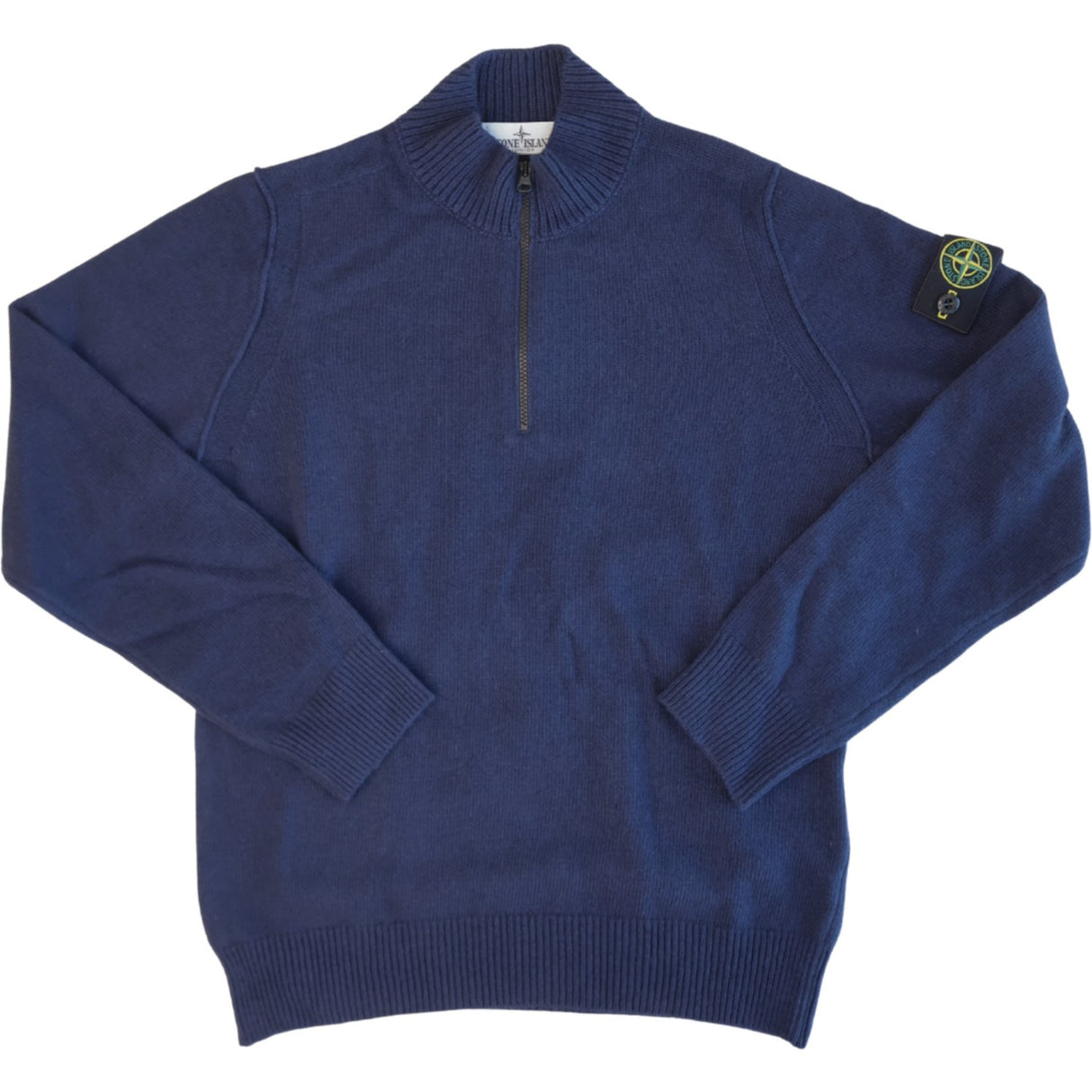 Stone Island Navy Blue Ls Pikétröja