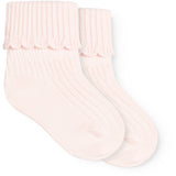 MarMar Rosa Newborn Strumpor Scallop 2-pack Strumpor