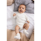 MarMar Gentle White Newborn Strumpor Scallop 2-pack Strumpor