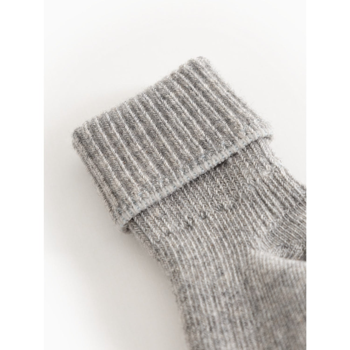 MarMar Light Grey Melange Newborn Strumpor 2-pack Strumpor