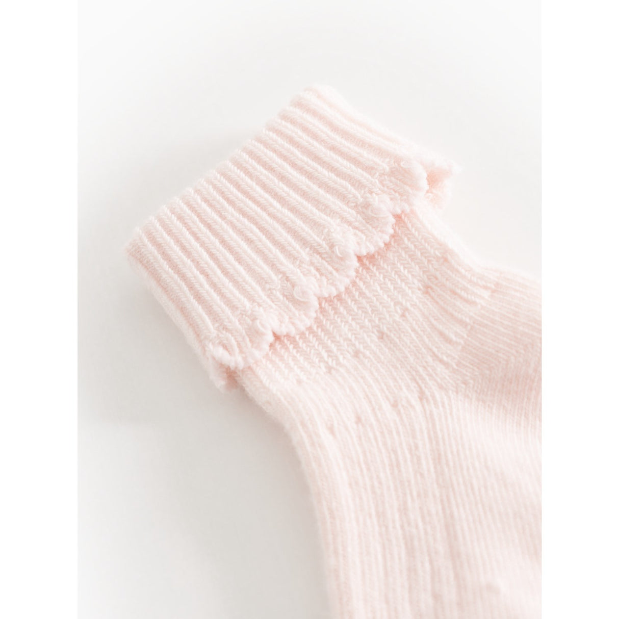 MarMar Rosa Newborn Strumpor Scallop 2-pack Strumpor