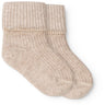 MarMar Light Beige Mel. Newborn Strumpor 2-pack Strumpor