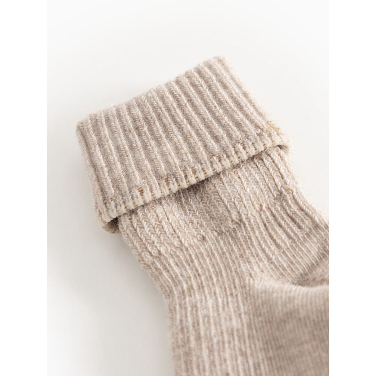 MarMar Light Beige Mel. Newborn Strumpor 2-pack Strumpor