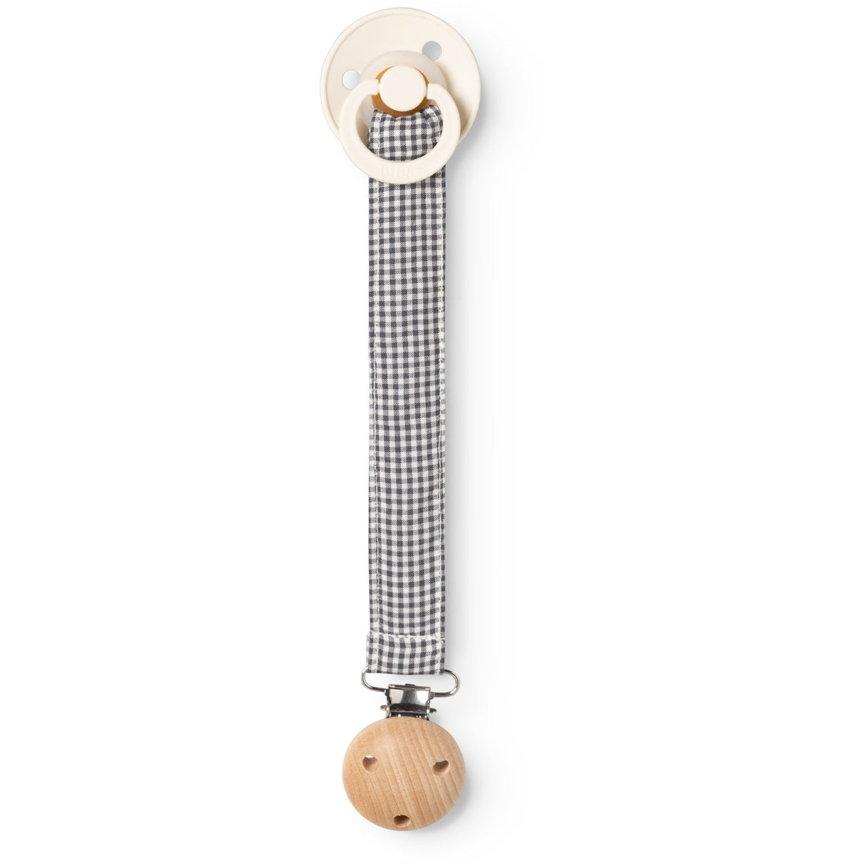 MarMar Crispy Poplin Acc Blue Check Alo Napp Clip