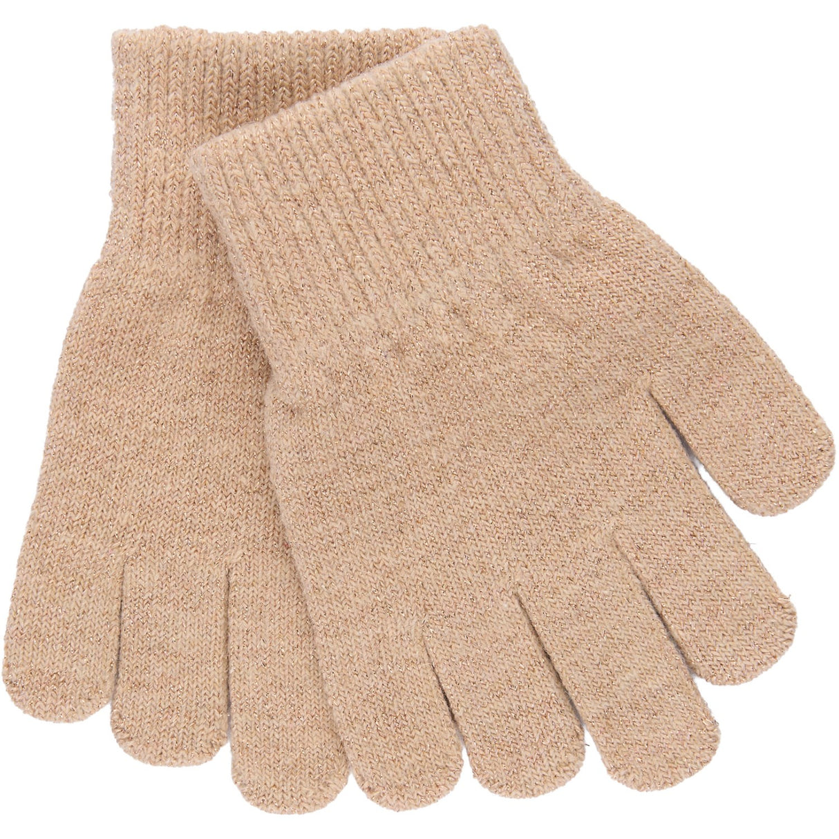 Mikk-Line Rose Melange-Melange Denver-Dark Gray Melange Magic Handskar 3-Pack Med Lurex