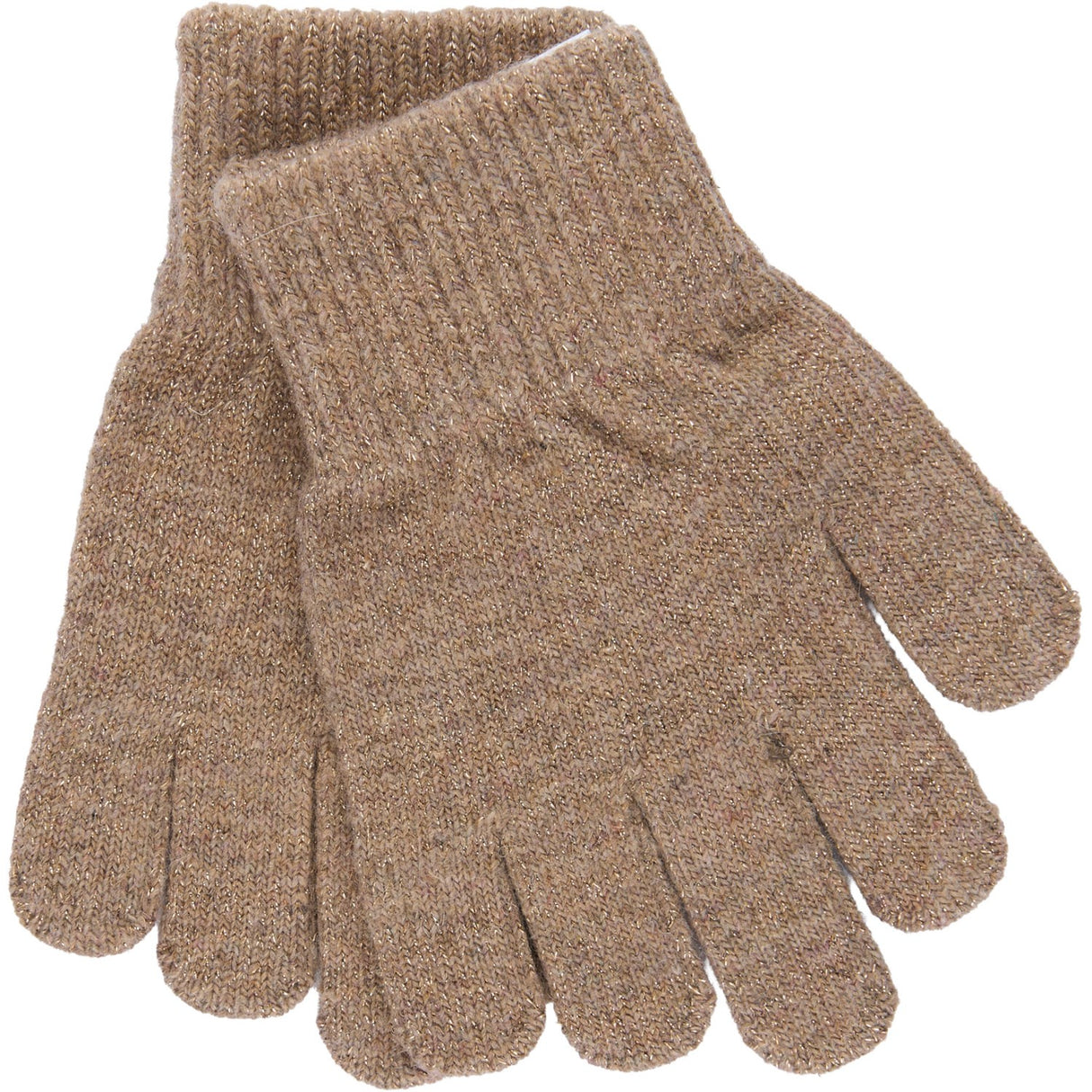 Mikk-Line Rose Melange-Melange Denver-Dark Gray Melange Magic Handskar 3-Pack Med Lurex