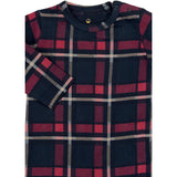THE NEW Siblings Navy Blazer Check Tnsbholiday Tartan L_S Byxdress