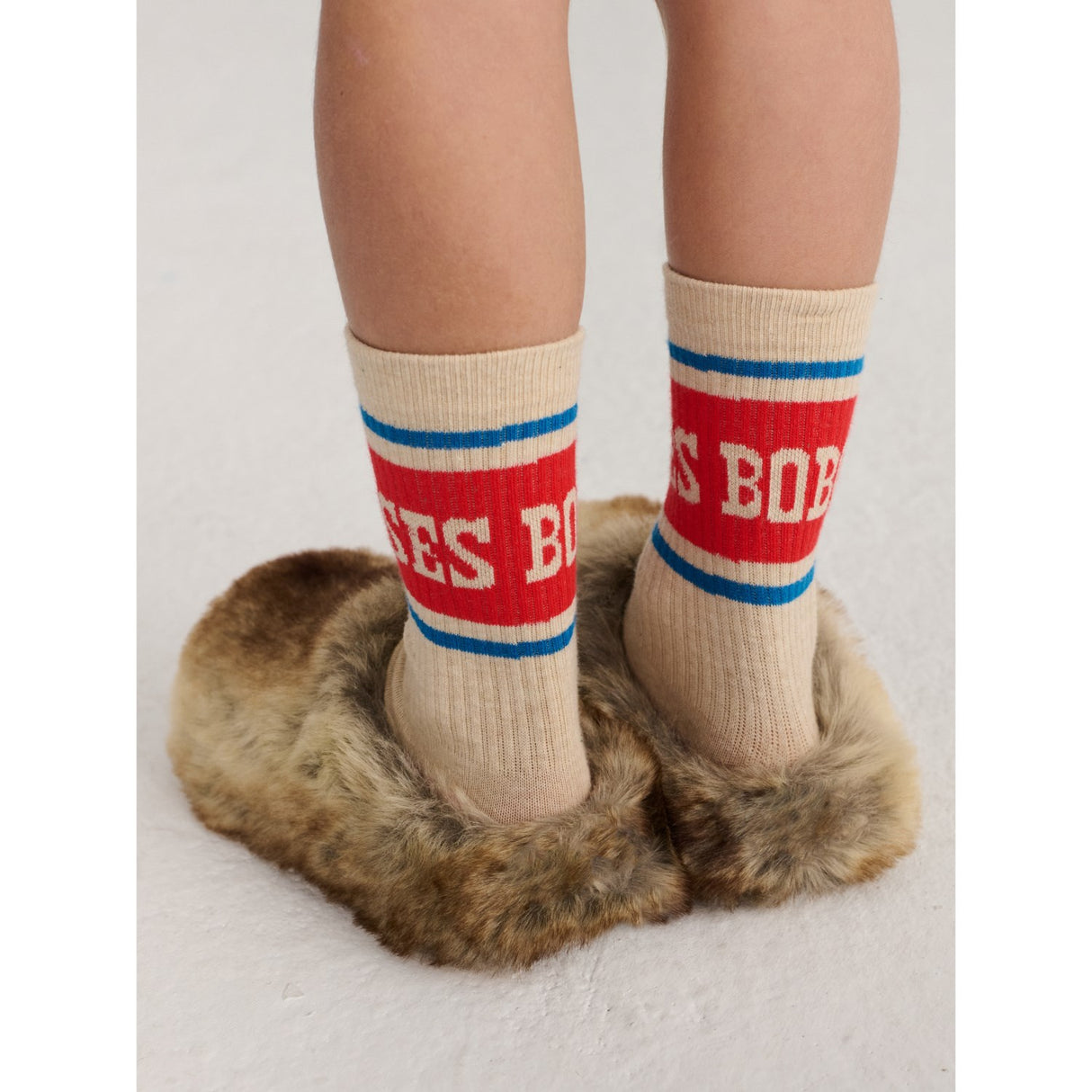Bobo Choses Beige Bobo Choses Pop Long Strumpor