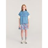Bobo Choses Light Heather Grey Hug Hairy Monster Kort Strumpor