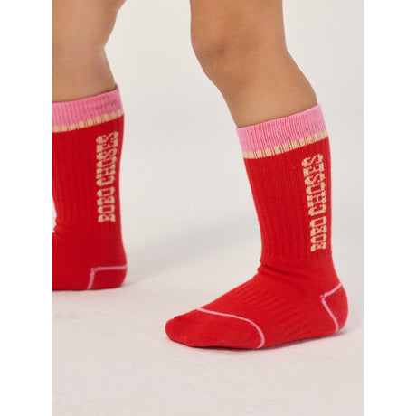 Bobo Choses Red Bobo Choses Long Strumpor