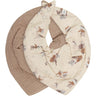 Pippi Mocha Meringue Haklapp Muslin M/ Aop (2-Pack)
