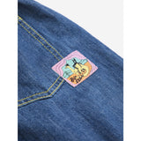 Bobo Choses Midnight Blue Taxi Saurus Tag Denim Byxor