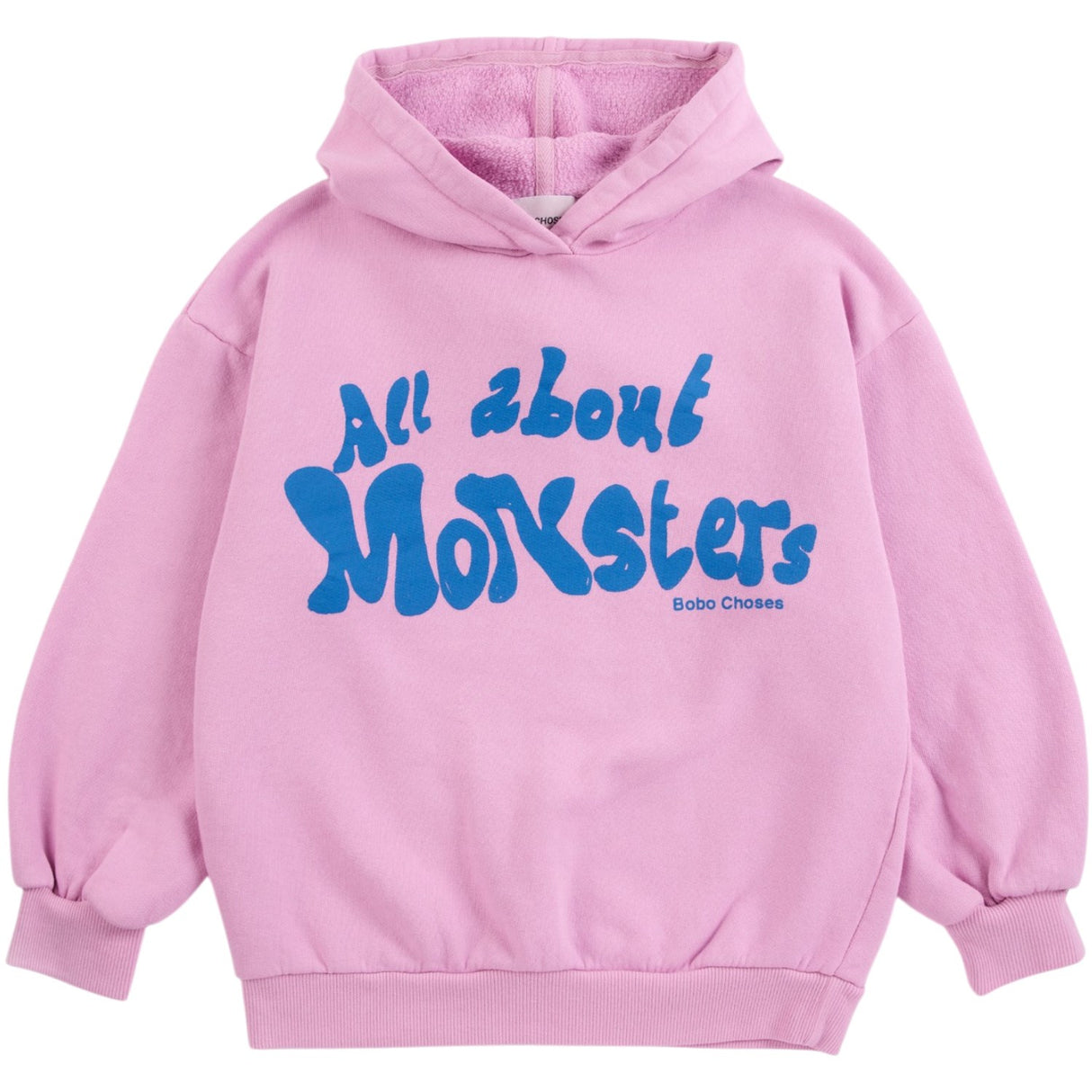 Bobo Choses Pink All About Monsters Hoodies
