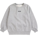 Bobo Choses Light Heather Grey Mush Monster Duo Sweatshirt
