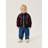 Bobo Choses Midnight Blue Taxi Saurus Tag Denim Byxor