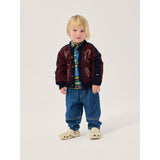 Bobo Choses Midnight Blue Taxi Saurus Tag Denim Byxor