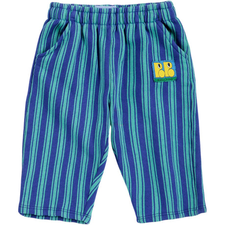 Bobo Choses Blue Booo Bo Choses Tag Stripes Jogging Byxor