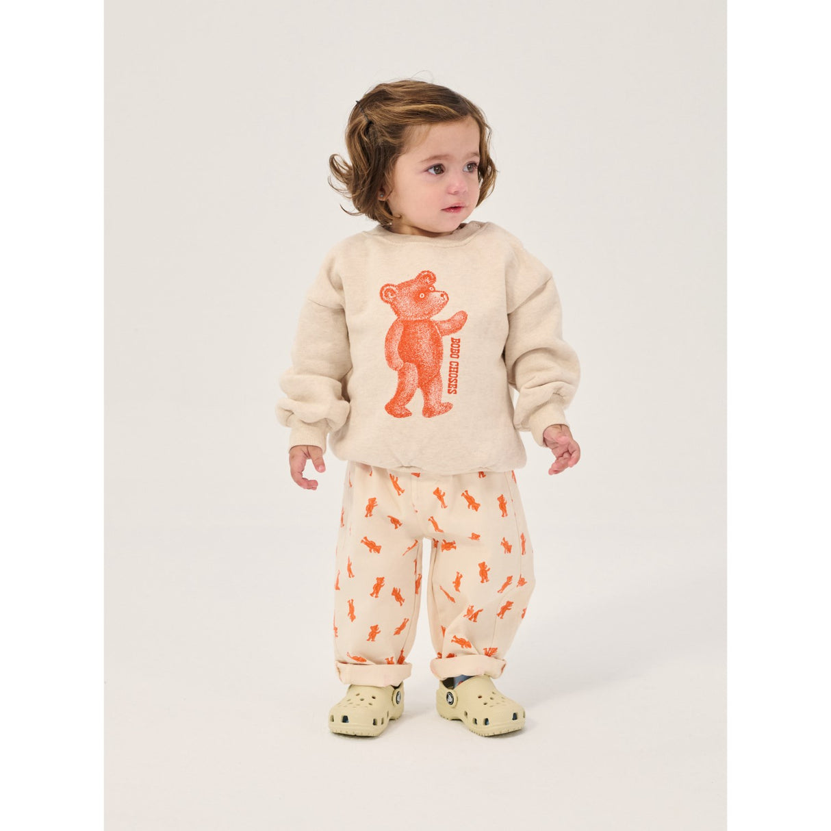 Bobo Choses Offwhite Softpaw Monster Sweatshirt