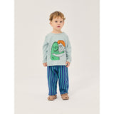 Bobo Choses Light Blue Hug Hairy Monster T-Shirt