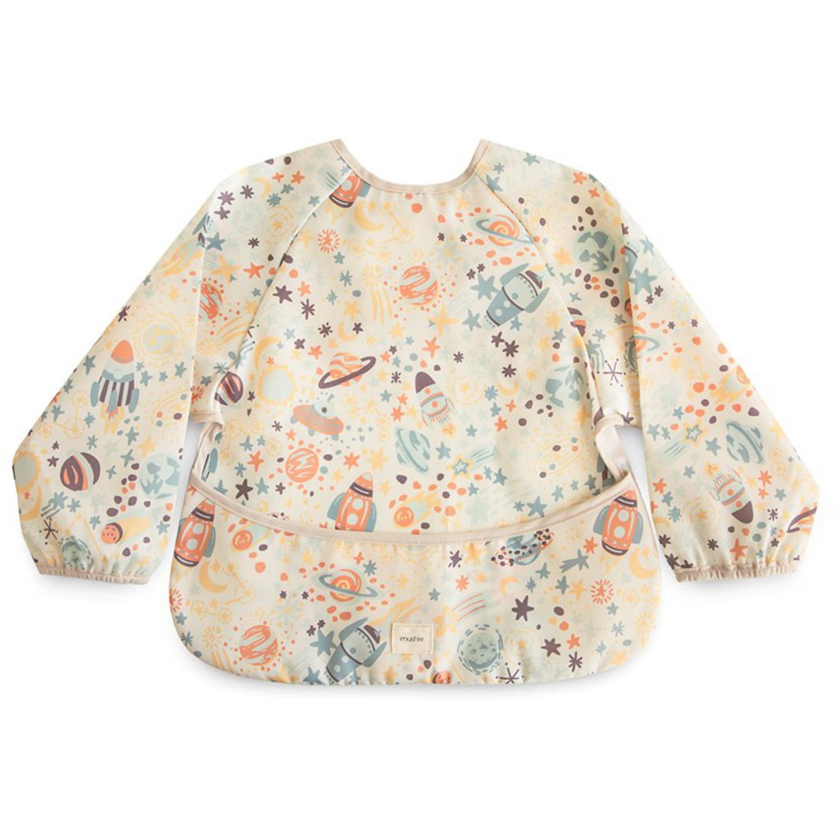 Mushie Space Mushie Long Sleeve Haklapp - Space