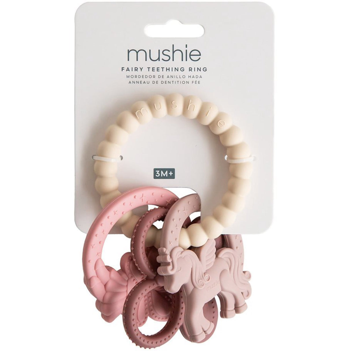 Mushie Fairy Mushie Fe Teething Ring
