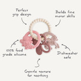 Mushie Fairy Mushie Fe Teething Ring
