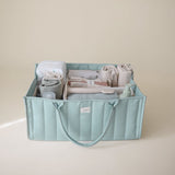 Mushie Roman Green Mushie Diaper Caddy - Roman Green
