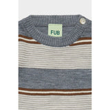 FUB Steel/Light Grey Melange Baby Ottoman Crew