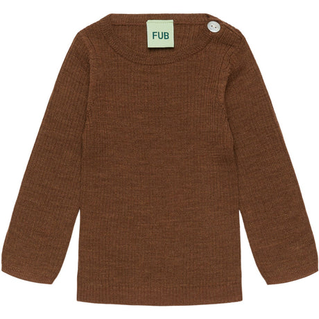 FUB Hazel Melange Baby Rib Blus