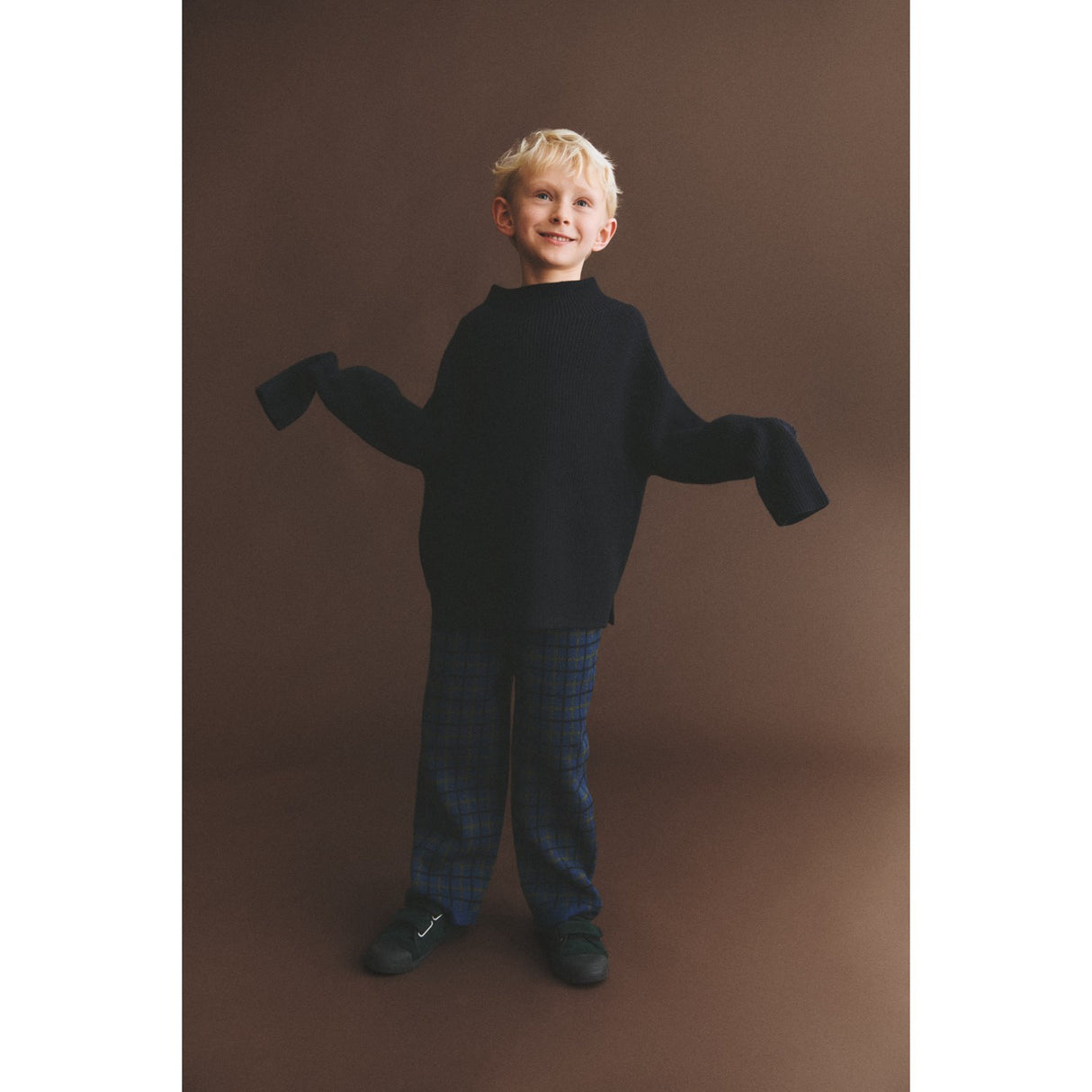 FUB Deep Indigo Felted Byxor