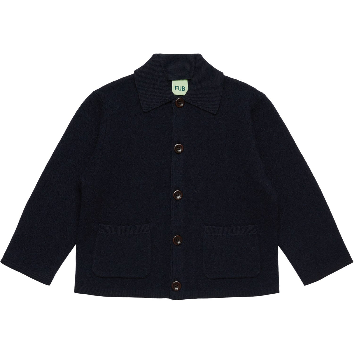 FUB Dark Navy Felted Jacka