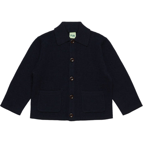 FUB Dark Navy Felted Jacka