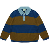 FUB Deep Indigo/Moss Striped Pikétröja