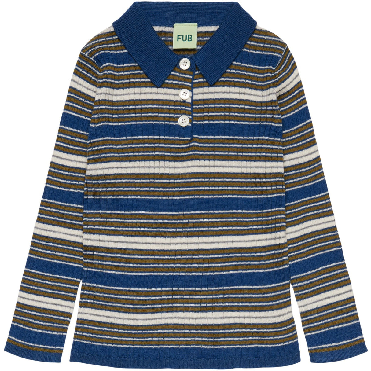 FUB Deep Indigo Rib Pikétröja