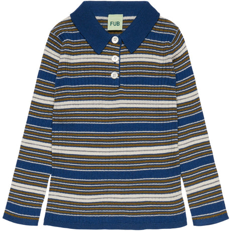 FUB Deep Indigo Rib Pikétröja