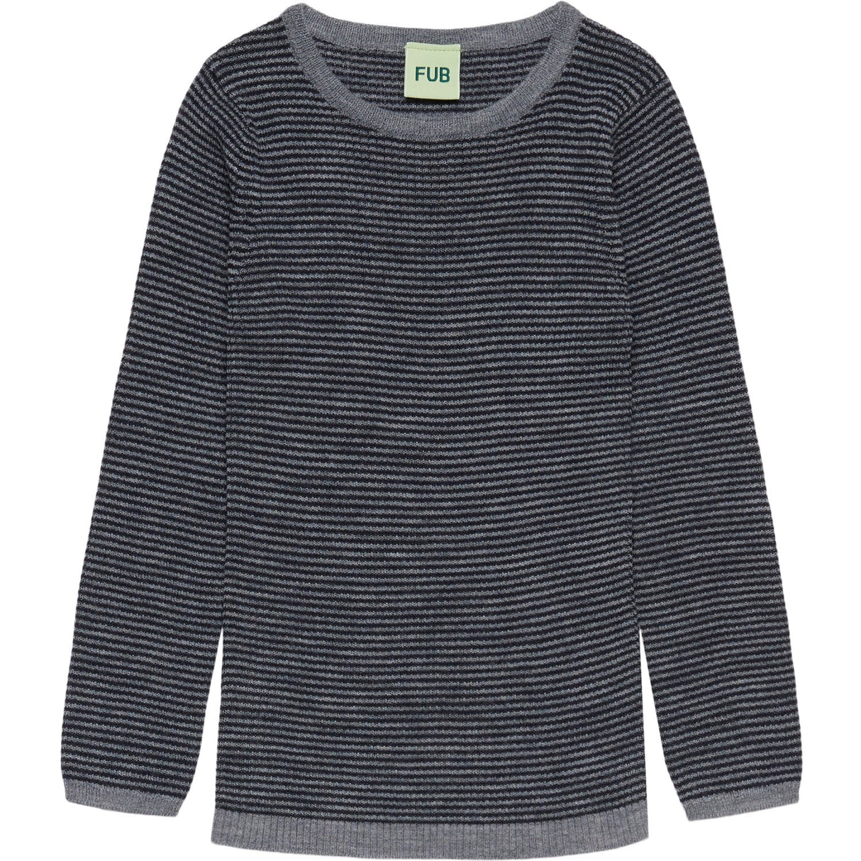 FUB Steel/Dark Navy Rib Blus