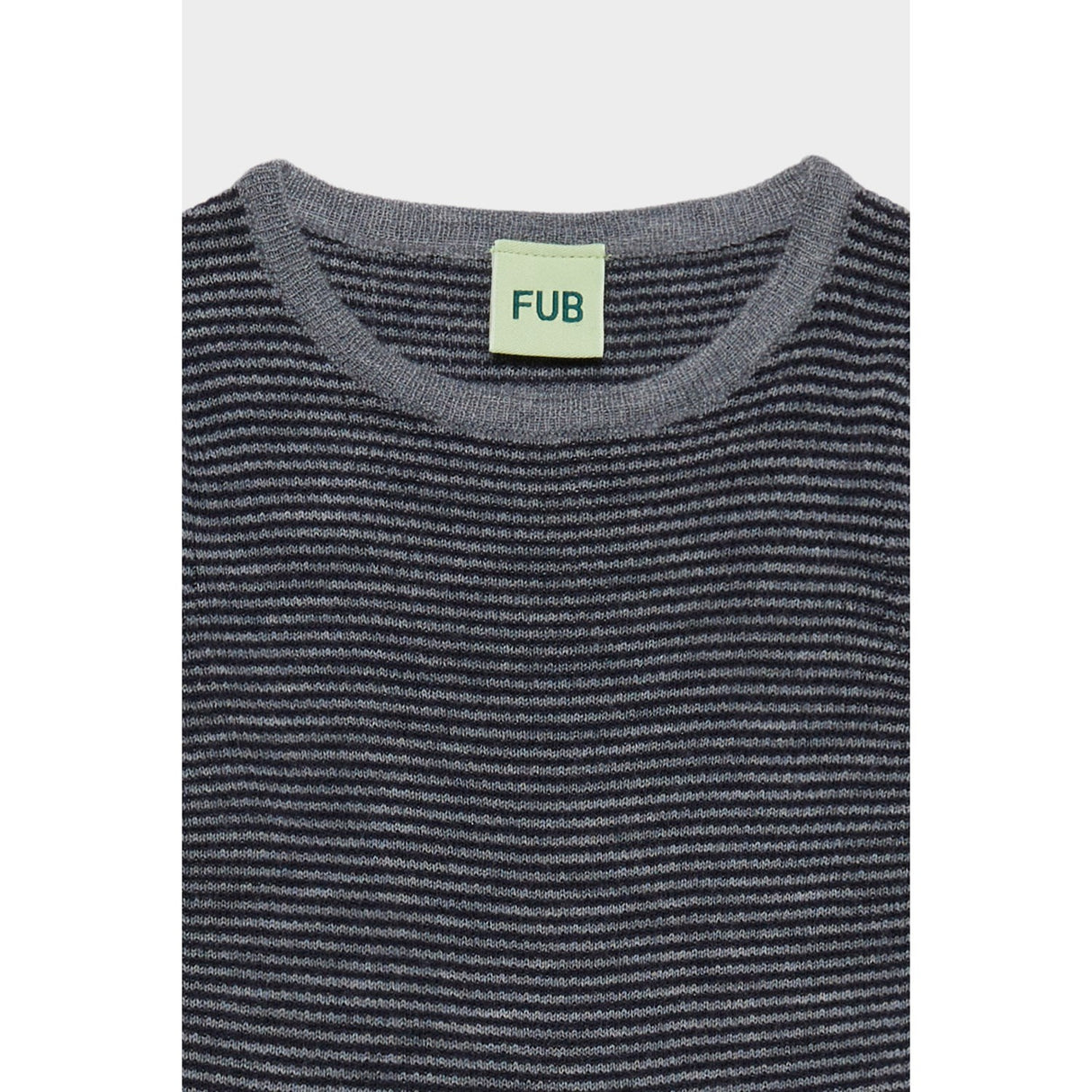 FUB Steel/Dark Navy Rib Blus